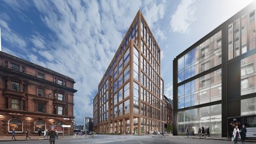 Osborne+Co secures planning approval for Glasgow Grade A office project