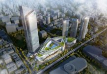 Grade A Office Tower unveiled at Heartland 66 in Wuhan, China Grade A Office Tower unveiled at Heartland 66 in Wuhan, China