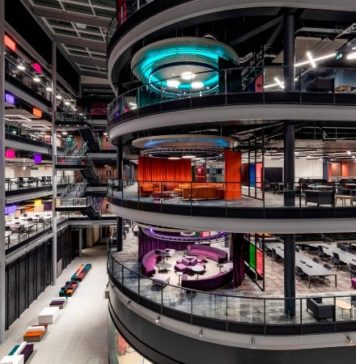 Staff begin move into BBC Wales’ new broadcast centre Staff begin move into BBC Wales’ new broadcast center in Cardiff