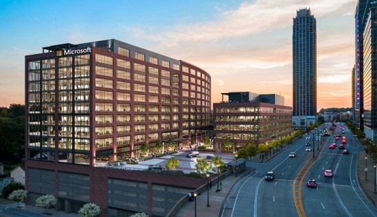 Microsoft signs full-building lease in Atlanta