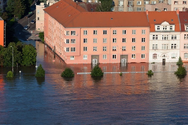 How will climate-related hazards impact European real estate returns?