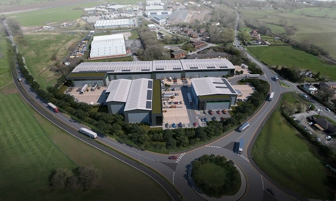 Chancerygate, Bridges submits plans for Cheshire industrial development