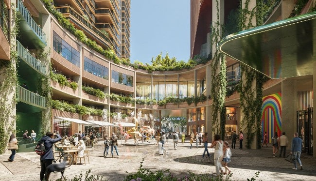 Hines submits plans for £1bn mixed-use project in Central London